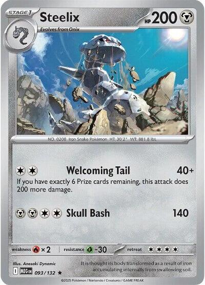 Mega Evolution - 093/132 Steelix Rare