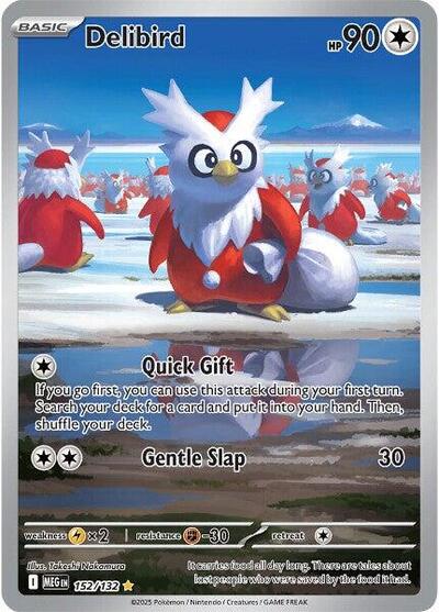 Mega Evolution - 152/132 Delibird Illustration Rare