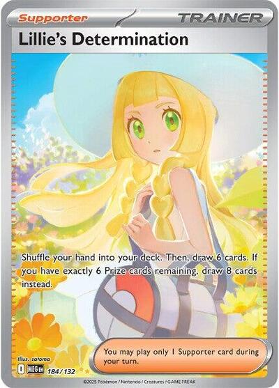 Mega Evolution - 184/132 Lillie's Determination Special Illustration Rare