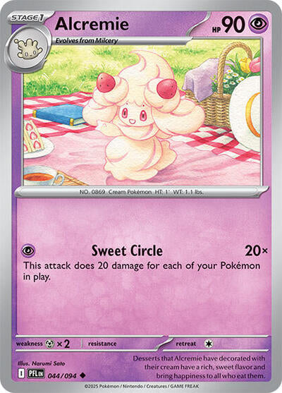 Mega Evolution Phantasmal Flames - 044/094 Alcremie Uncommon