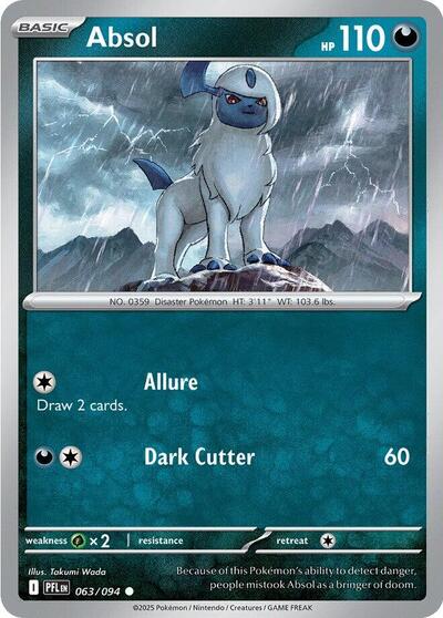 Mega Evolution Phantasmal Flames - 063/094 Absol Common