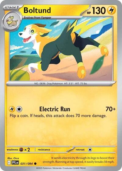 Mega Evolution Phantasmal Flames - 031/094 Boltund Common