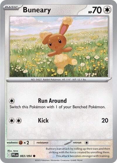 Mega Evolution Phantasmal Flames - 083/094 Buneary Common