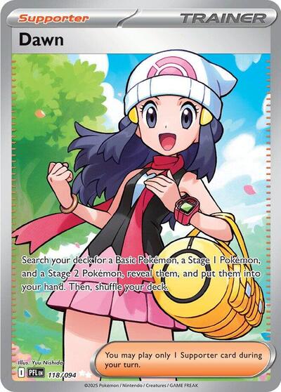 Mega Evolution Phantasmal Flames - 118/094 Dawn Ultra Rare