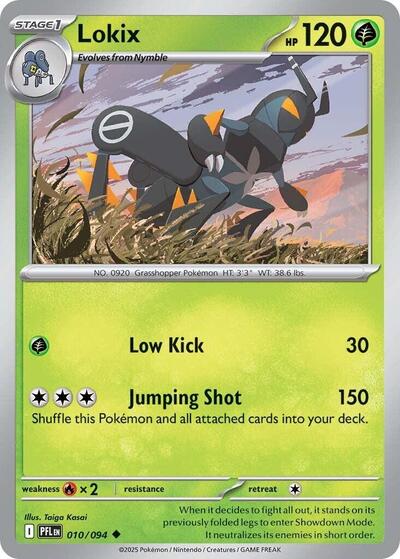 Mega Evolution Phantasmal Flames - 010/094 Lokix Uncommon