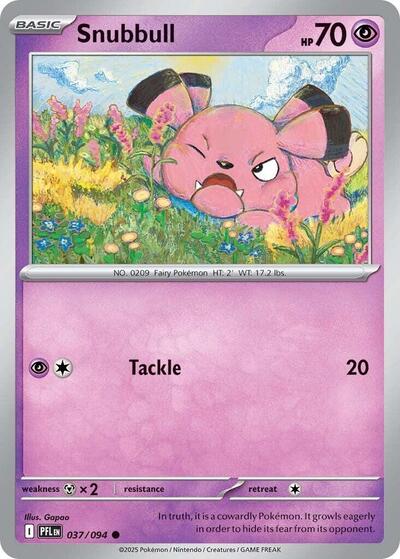 Mega Evolution Phantasmal Flames - 037/094 Snubbull Common