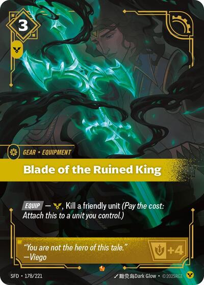 Riftbound Spiritforged - 178/221 Blade of the Ruined King Epic