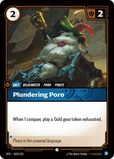 Riftbound Spiritforged - 069/221 Plundering Poro Common
