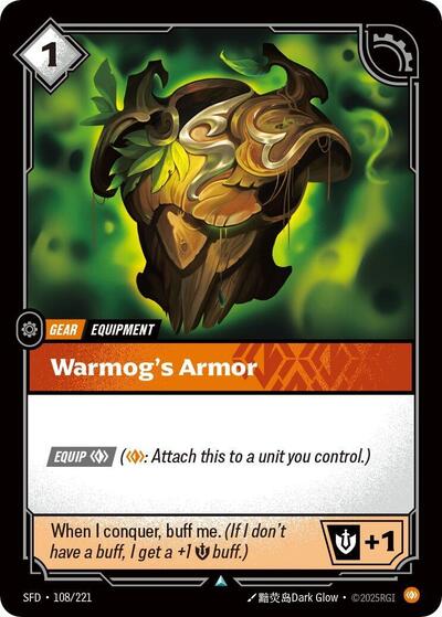 Riftbound Spiritforged - 108/221 Warmog's Armor Uncommon
