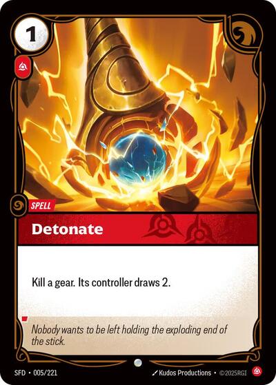 Riftbound Spiritforged - 005/221 Detonate Common