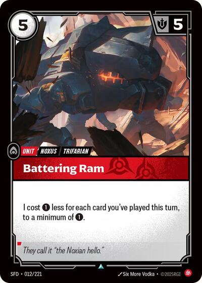 Riftbound Spiritforged - 012/221 Battering Ram Uncommon