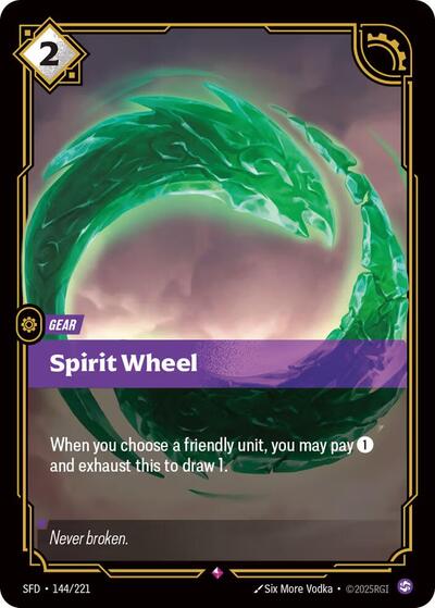 Riftbound Spiritforged - 144/221 Spirit Wheel Rare
