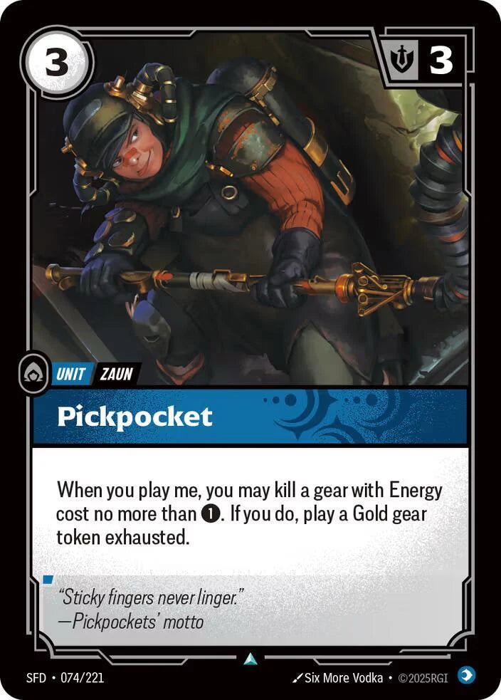 Riftbound Spiritforged - 074/221 Pickpocket Uncommon