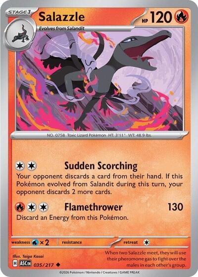 ME: Ascended Heroes - 035/217 Salazzle Uncommon