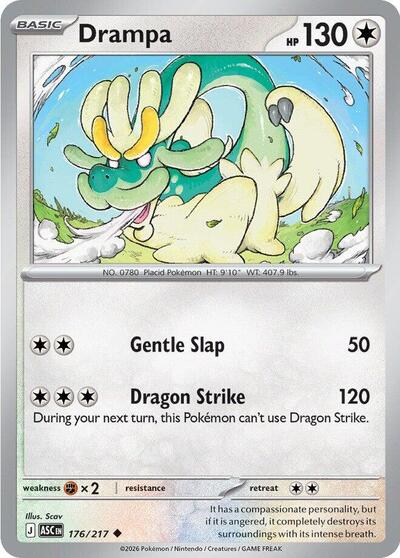 Mega Evolution Ascended Heroes - 176/217 Drampa Uncommon