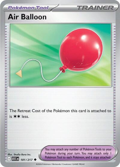 Mega Evolution Ascended Heroes - 181/217 Air Balloon Uncommon
