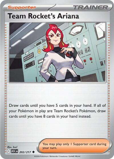 ME: Ascended Heroes - 202/217 Team Rocket's Ariana Uncommon