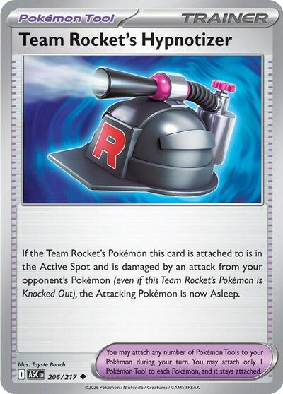 Mega Evolution Ascended Heroes - 206/217 Team Rocket's Hypnotizer Uncommon