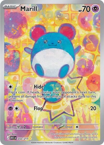 Mega Evolution Ascended Heroes - 232/217 Marill Illustration Rare