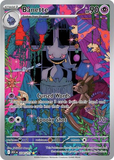 Mega Evolution Ascended Heroes - 234/217 Banette Illustration Rare