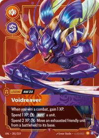 Riftbound- Unleashed - Kha'Zix - Voidreaver 201/219 Rare