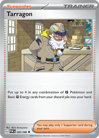 Mega Evolution Perfect Order - 085/088 Tarragon - 085/088 Uncommon