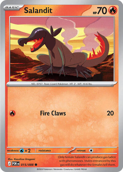 Mega Evolution Perfect Order - 015/088 Salandit Common