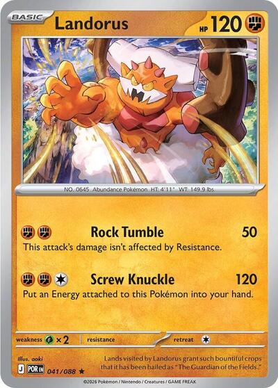 Mega Evolution Perfect Order - 041/088 Landorus Rare