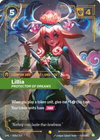 Riftbound- Unleashed - Lillia - Protector of Dreams (Alternate Art) 058a/219 Showcase