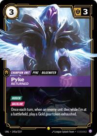 Riftbound- Unleashed - Pyke - Returned (Alternate Art) 145a/219 Showcase
