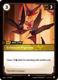 Riftbound - Unleashed - Crimson Pigeons 154/219 Common