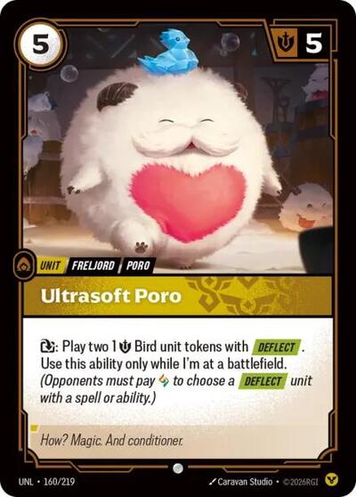 Riftbound - Unleashed - Ultrasoft Poro 160/219 Common