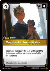 Riftbound - Unleashed - Mageseeker Investigator 163/219 Uncommon
