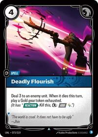 Riftbound - Unleashed - Deadly Flourish 073/219 Uncommon