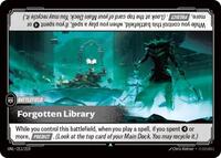 Riftbound - Unleashed - Forgotten Library 211/219 Uncommon
