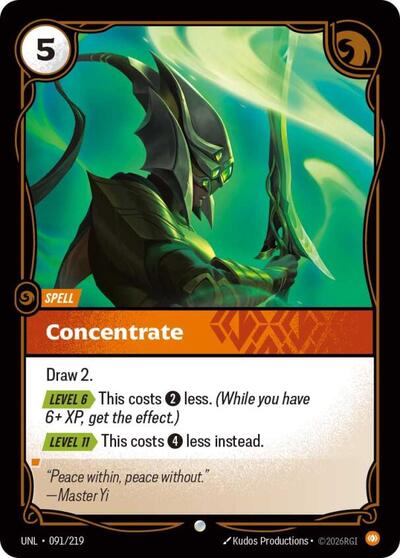 Riftbound - Unleashed - Concentrate 091/219 Common