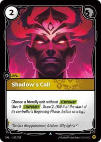 Riftbound - Unleashed - Shadow's Call 165/219 Uncommon