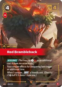 Riftbound- Unleashed - Red Brambleback 029/219 Epic