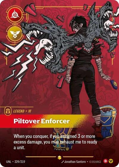 Riftbound- Unleashed - Vi - Piltover Enforcer (Overnumbered) 229/219 Showcase