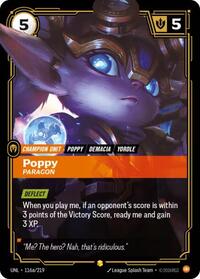 Riftbound- Unleashed - Poppy - Paragon (Alternate Art) 116a/219 Showcase
