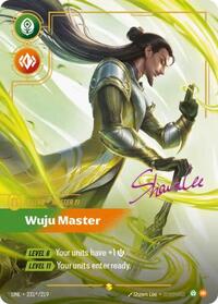 Riftbound- Unleashed - Master Yi - Wuju Master (Signature) 231*/219 Showcase