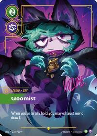 Riftbound- Unleashed - Vex - Gloomist (Signature) 232*/219 Showcase