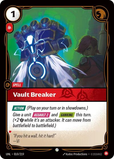 Riftbound - Unleashed - Vault Breaker 010/219 Common