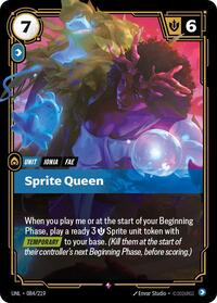 Riftbound- Unleashed - Sprite Queen 084/219 Rare