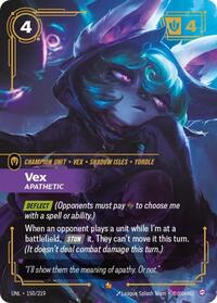Riftbound- Unleashed - Vex - Apathetic 150/219 Epic