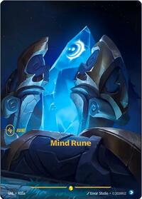 Riftbound- Unleashed - Mind Rune (R03a) R03a Showcase