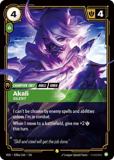 Vendetta - 038a/166 Akali Showcase