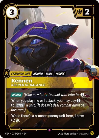 Vendetta - 135/166 Kennen Rare