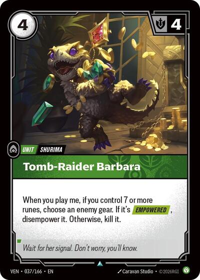 Vendetta - 037/166 Tomb-Raider Barbara Uncommon