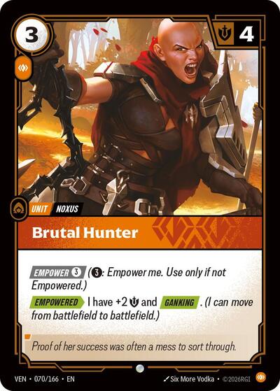 Vendetta - 070/166 Brutal Hunter Common